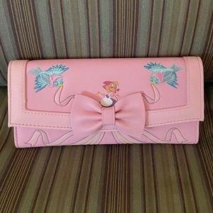 NWOT Loungefly Disney Cinderella 70th Anniversary Dress Flap Wallet